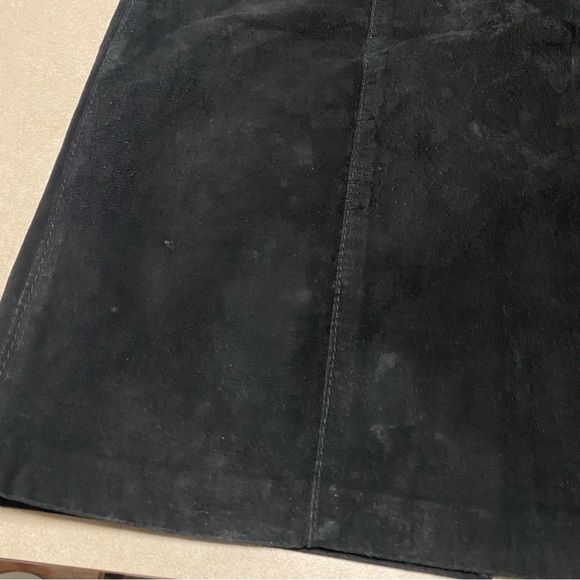 Daniel Marcus Suede Leather Pencil Skirt Size 12 - Picture 11 of 14